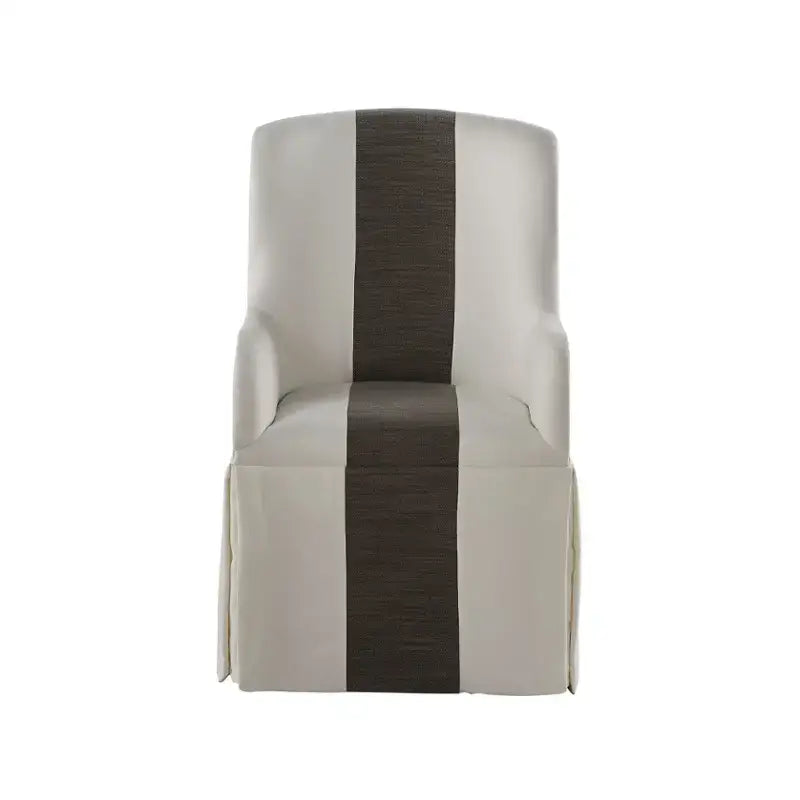 Slip Cover Caster Arm Chair - Dining Chair