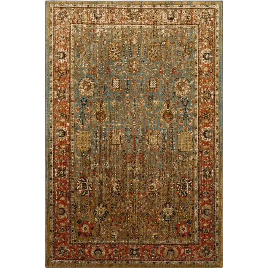Spice Market Myanmar Aquamarine - Area Rugs