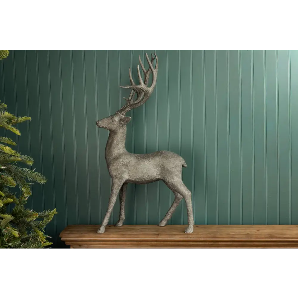 Standing Buck Figurine (PC) | Woodland Lodge Decor