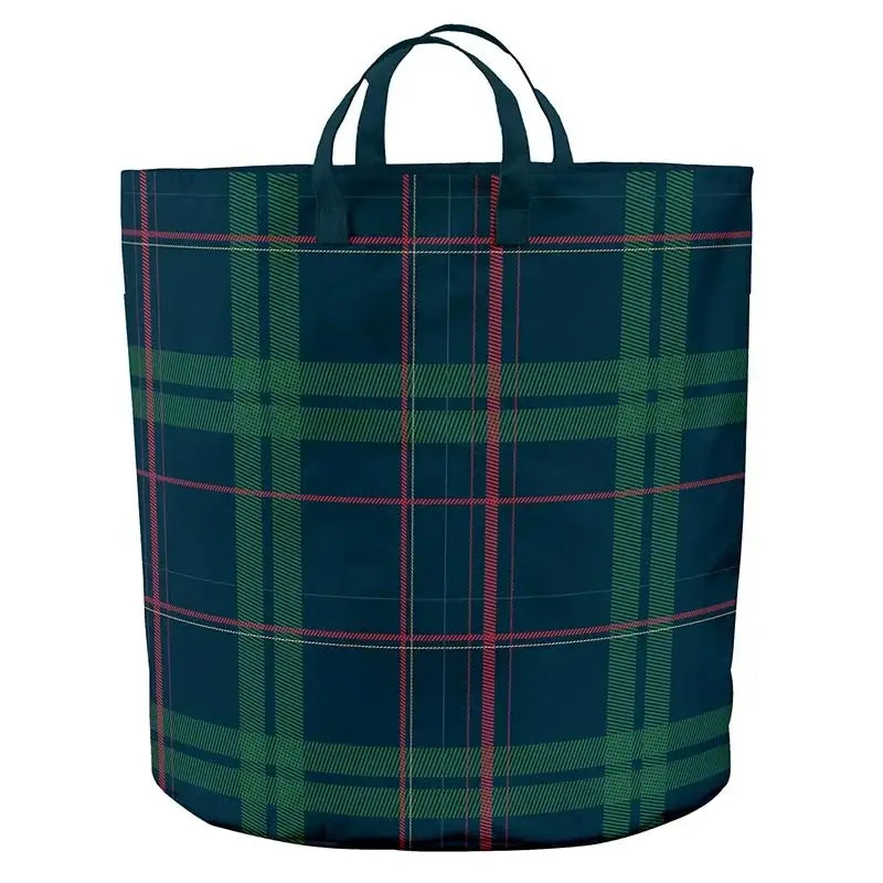 Storage Tote - Navy Plaid - bag