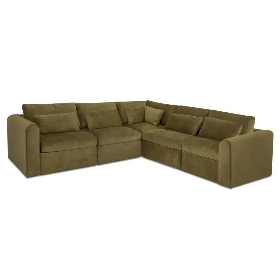 Swift Classic L Modular Sectional Dark Green - Sectional