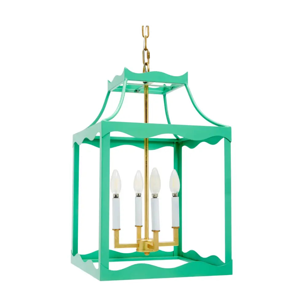 Sylvie Lantern - Sea Green - Pendant