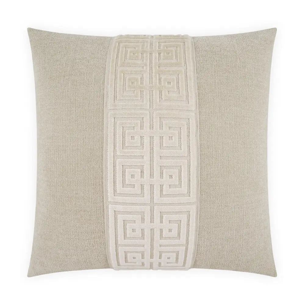 Terus Ivory Throw Pillow - Throw Pillow