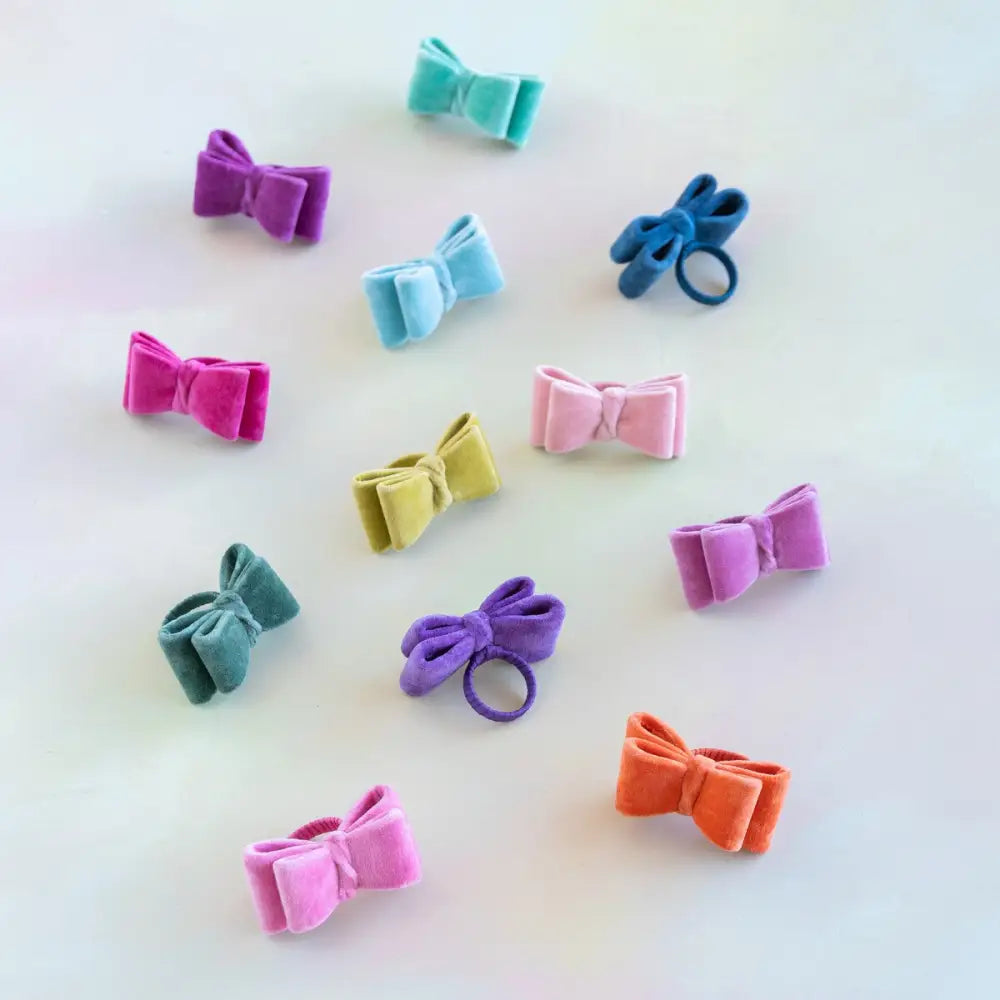 Velvet Bow Napkin Ring - Napkin Rings