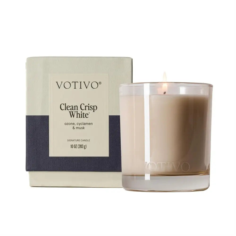 Votivo 10oz. Candle - Clean Crisp - CANDLE