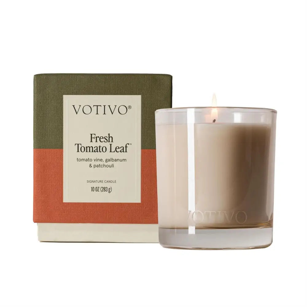 Votivo 10oz. Candle - Fresh Tomato Leaf - CANDLE