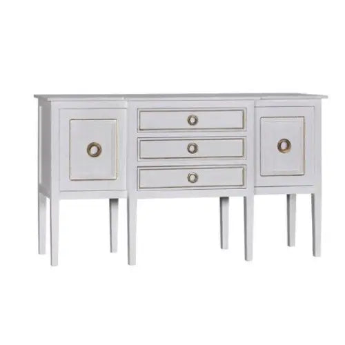 White Gilded Sideboard - Console