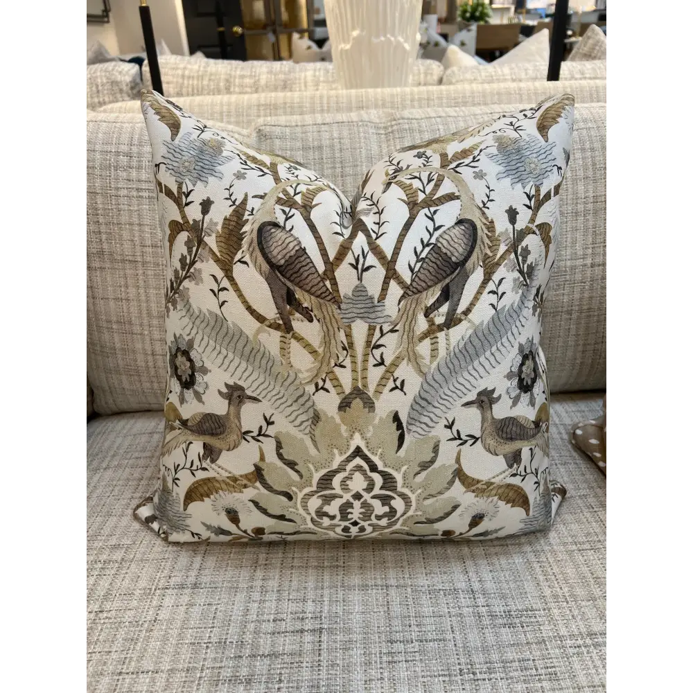 Woodesy Natural Pillow - THROW PILLOW