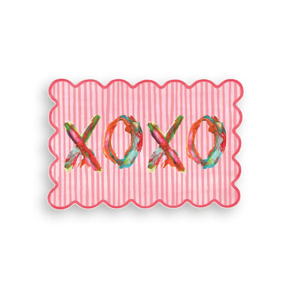 XOXO Vinyl Floor Mat