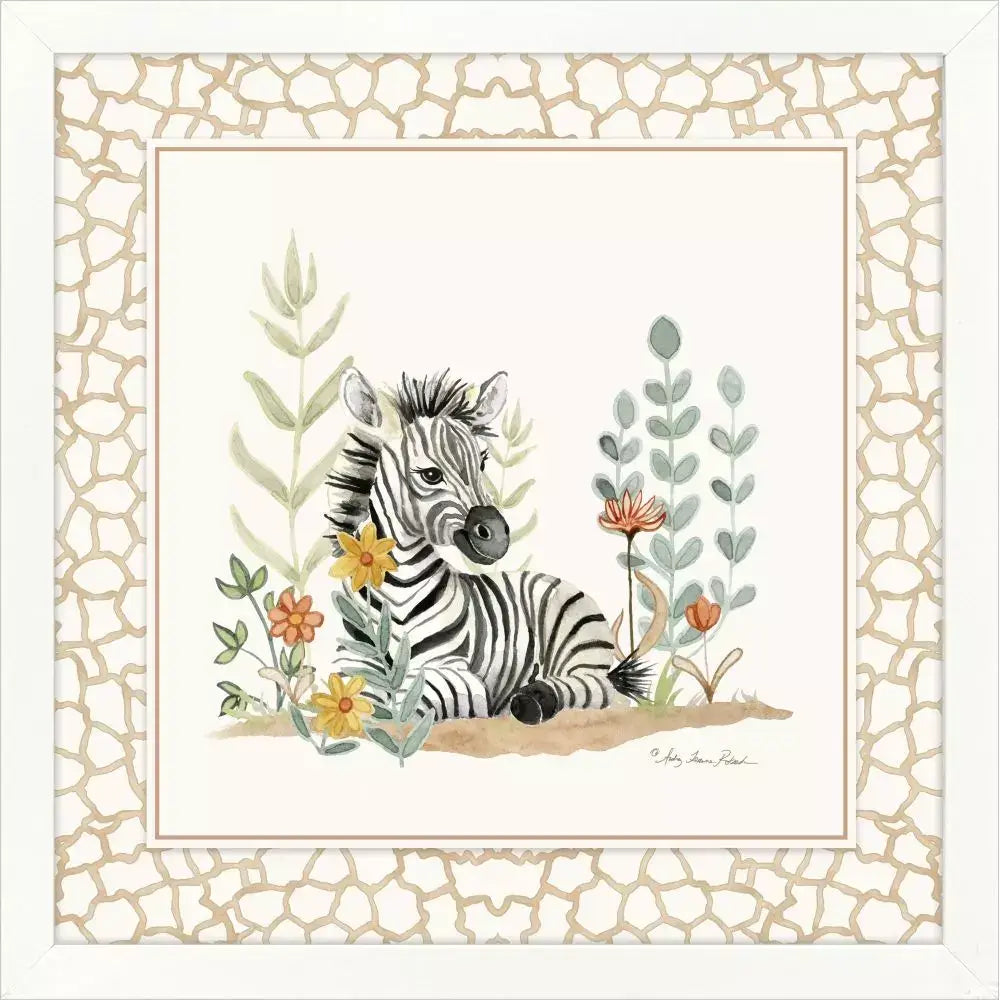 Youthful Animals - Zebra - Artwork
