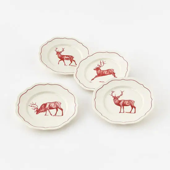 Yuletide Scalloped Plate christmas serveware