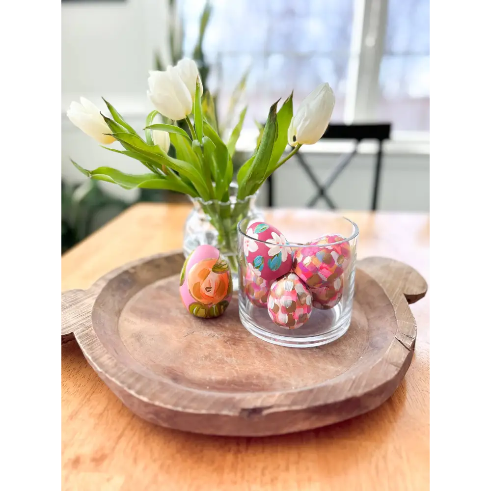 Small Pink and Gold Egg