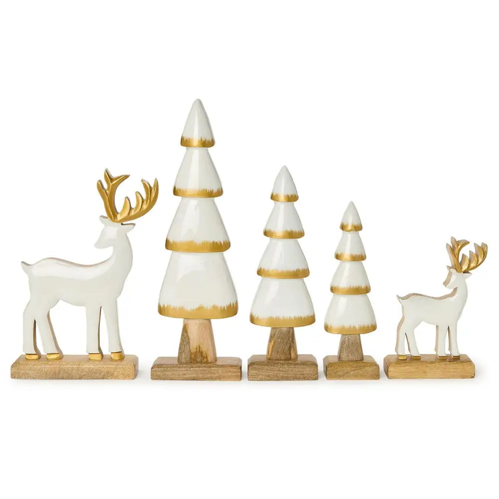 5 pc. Winter Scene - Christmas Decor