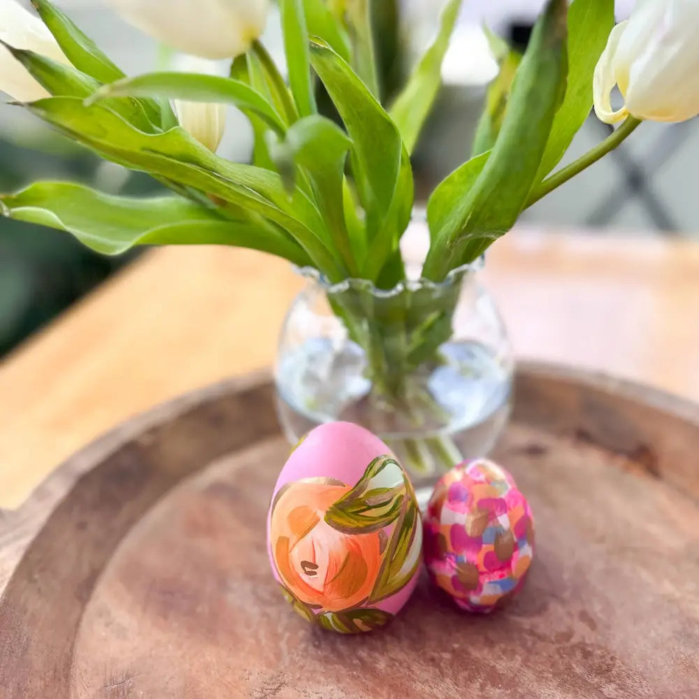 Small Pink and Gold Egg