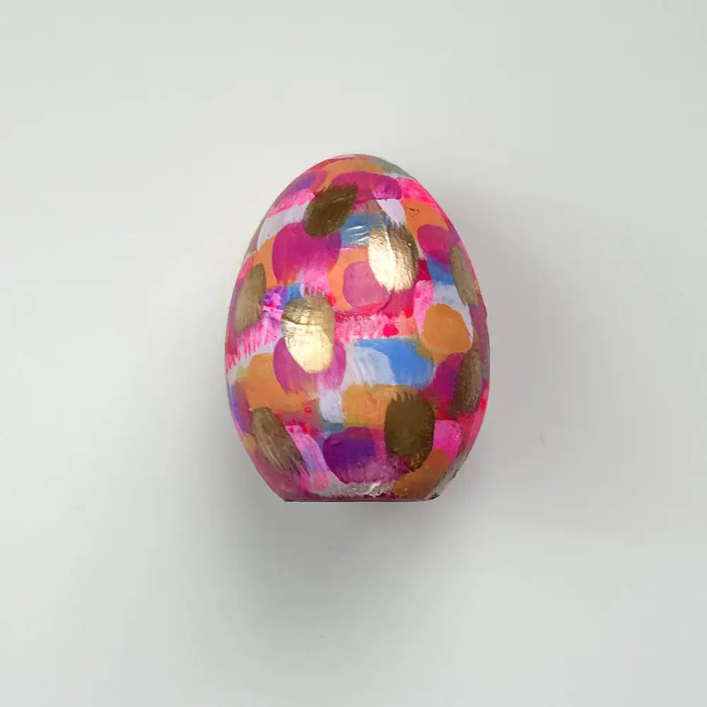 Small Pink and Gold Egg