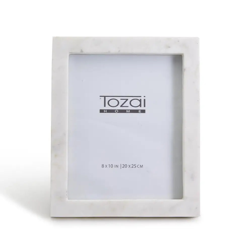 8’’ x 10’’ Trident White Marble Photo Frame - Picture Frame