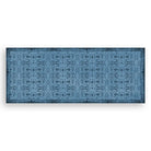 Blue Chinoiserie Vinyl Floor Mat - Large