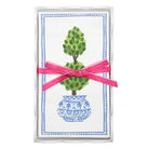 Acrylic Guest Napkin Tray & Napkins - Topiary - Napkin