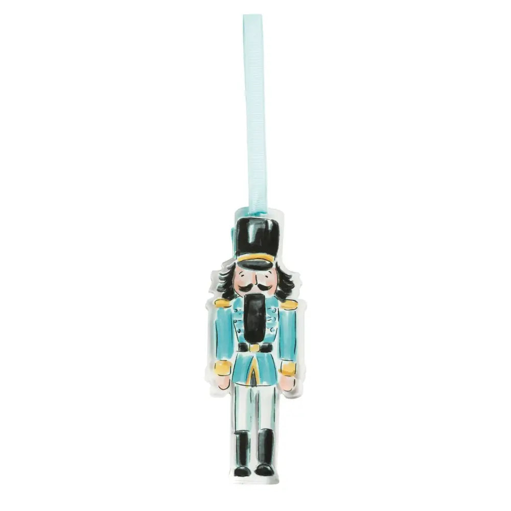 Acrylic Nutcracker Ornament - Blue - Ornaments