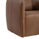 ALINE LEATHER SWIVEL CHAIR - SWIVEL CHAIR