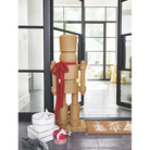 All Weather Rattan Nutcracker - Red - Christmas Decor