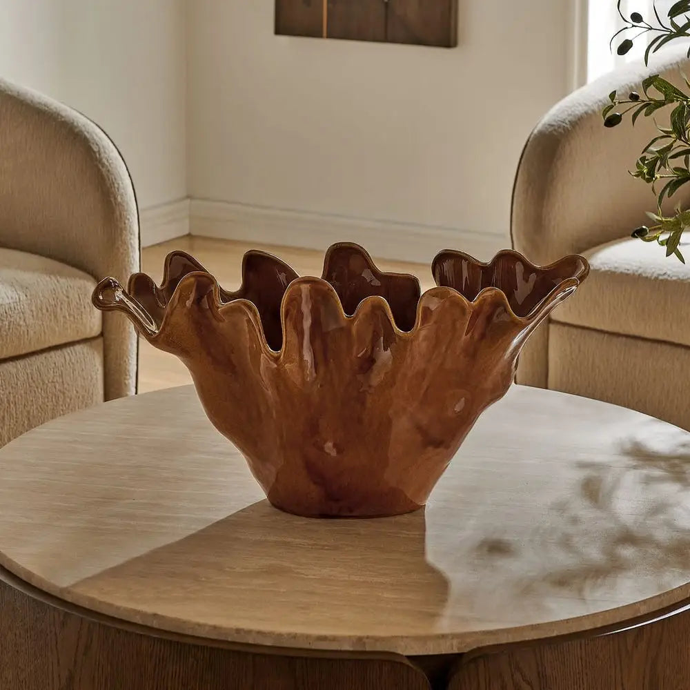 Amber Tide Indoor-Outdoor Bowl - Bowl