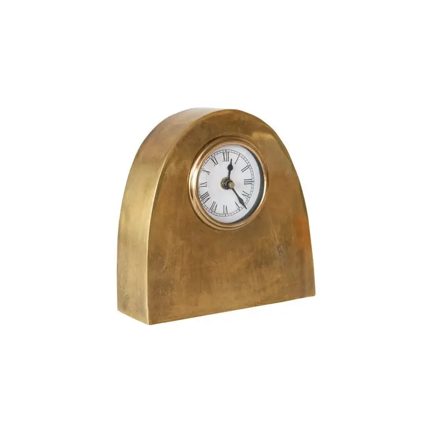 ARCHED METAL CLOCK - DECOR