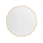 Aurora Scalloped Gold Mirror - round mirror