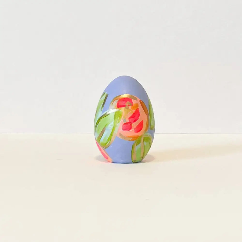 Violet and Oranges Egg|Jessica Reynolds Art