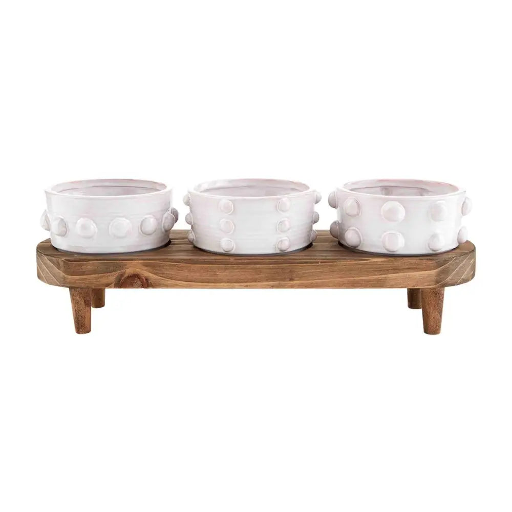 Bead Dip Bowl & Stand Set - SERVEWARE