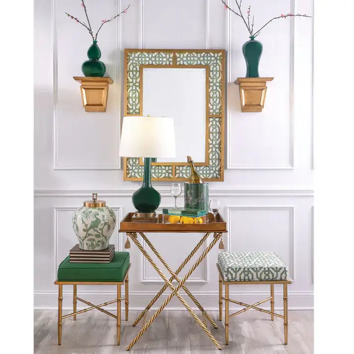 Bedford Mirror Gold ’Levens Trellis’ - Mirror