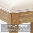 Beige Upholstered French Country Dining Chairs Set of 2 - Beige-Square