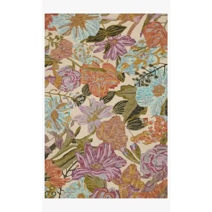 Belladonna Floral Area Rug - Area Rug