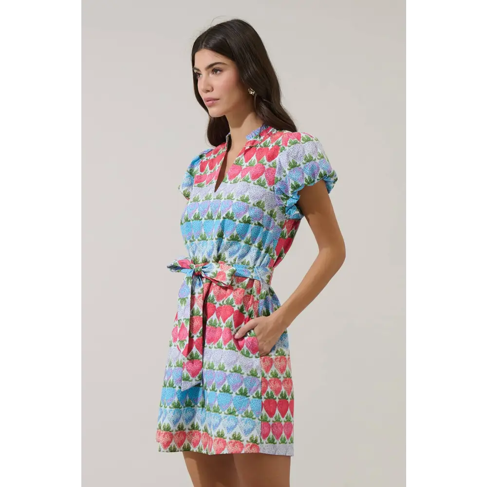 Berry Burst Orela Shift Mini Dress