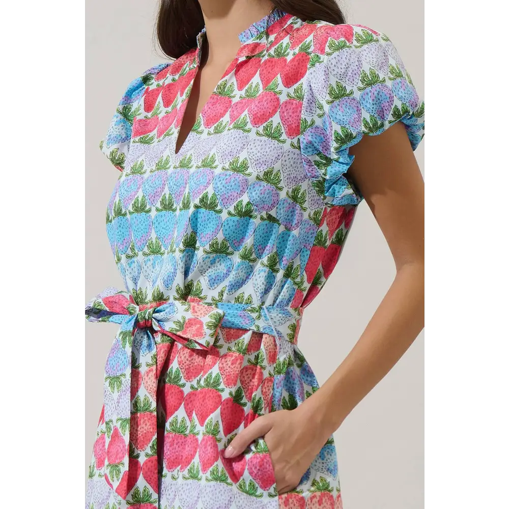 Berry Burst Orela Shift Mini Dress