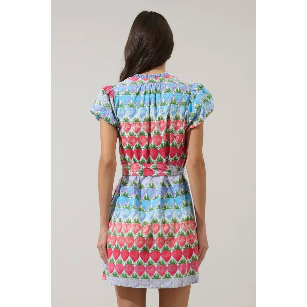 Berry Burst Orela Shift Mini Dress