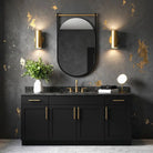 Black and Gold Vanity Mirror - VANITIY MIRROR