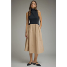 Black and Tan Midi Dress - S - Dress