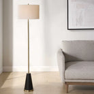 Black & Gold Floor Lamp - Lamp