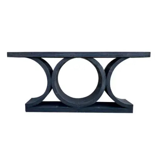 Black Thin Wood Console - Console Table