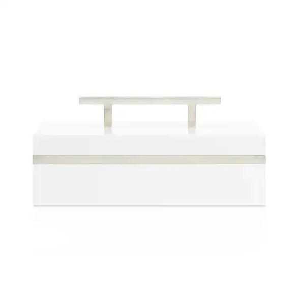 Blair Box - White & Silver - Accessories