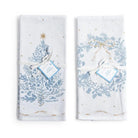 Blue and White Christmas Dish Towels - Dish Towel