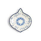 Blue and White Christmas Ornament Tidbit Dish - Ornament - Christmas Decor