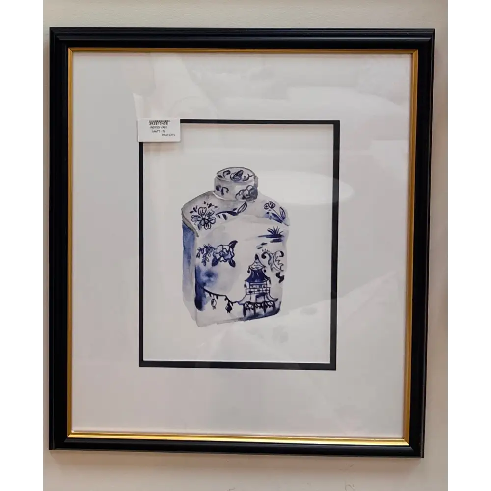 Blue and White Jar - 1 - Artwork