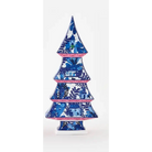 Blue and White Porcelain Tabletop Tree - 1 - Christmas Decor