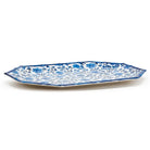 Blue Bamboo Touch Blue Floral Serving Tray - Gifts