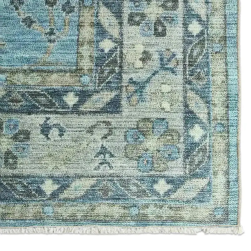 Blue Boheme Area Rug - Area Rug