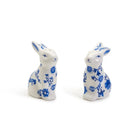 Blue & White Bunny Salt & Pepper Shaker - Holidays