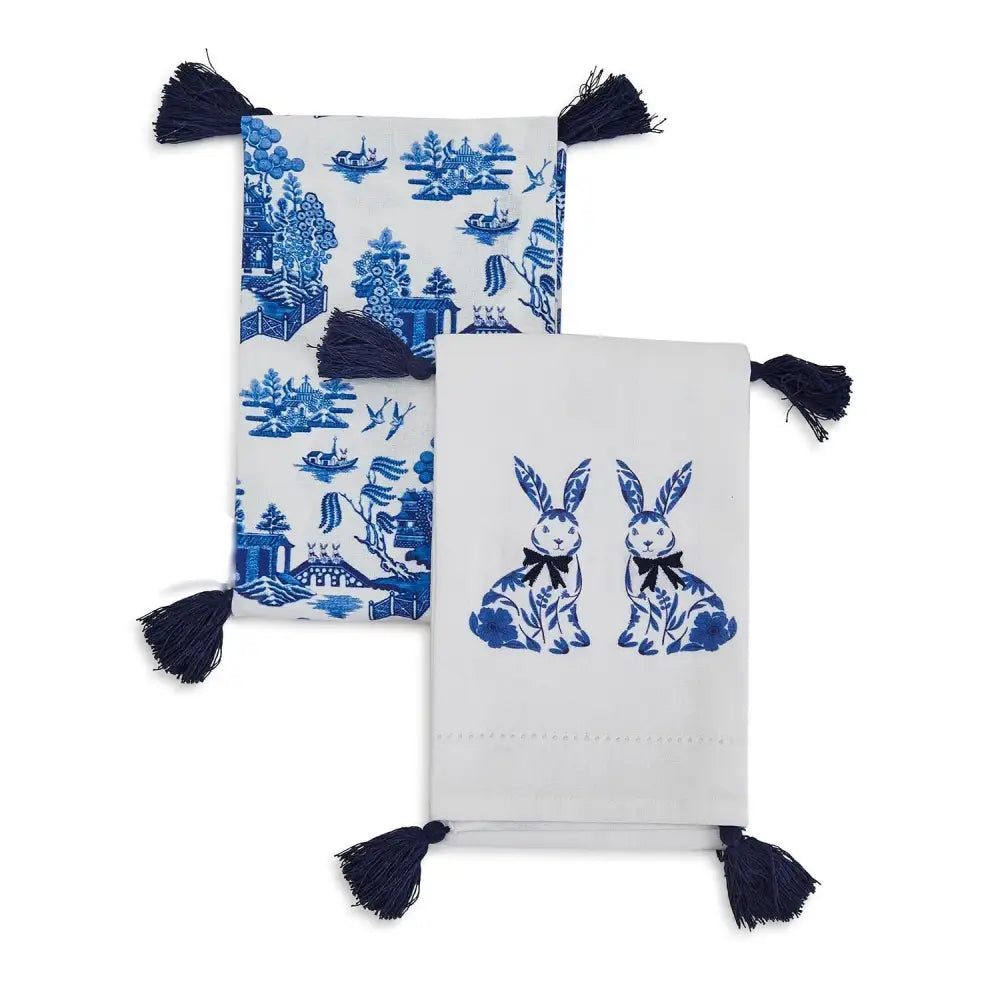 Blue & White Dish Towels - Gifts