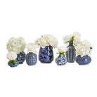 Blue & White Vases - S/7 - Accessories